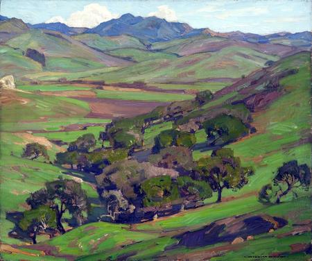 William Wendt "Oak Grove, Santa Margarita Ranch" 25 x 30 inches